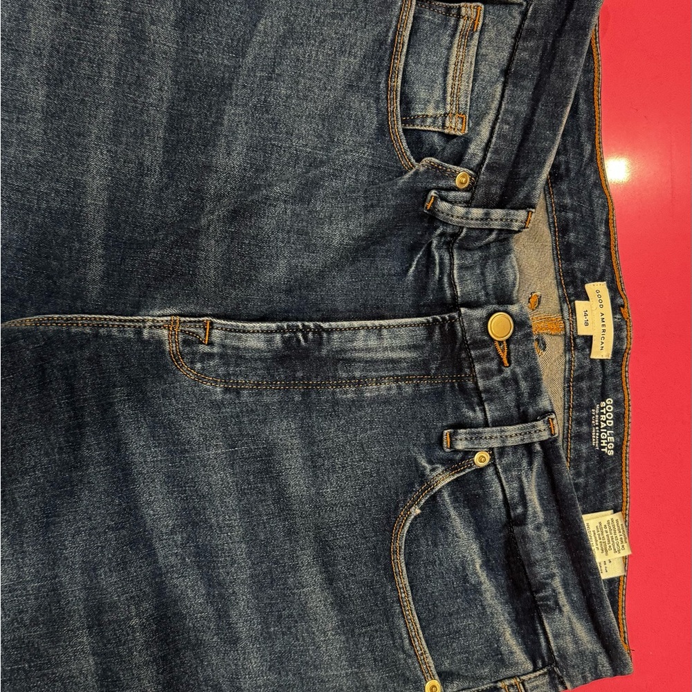 Good American Good Legs Straight Jeans